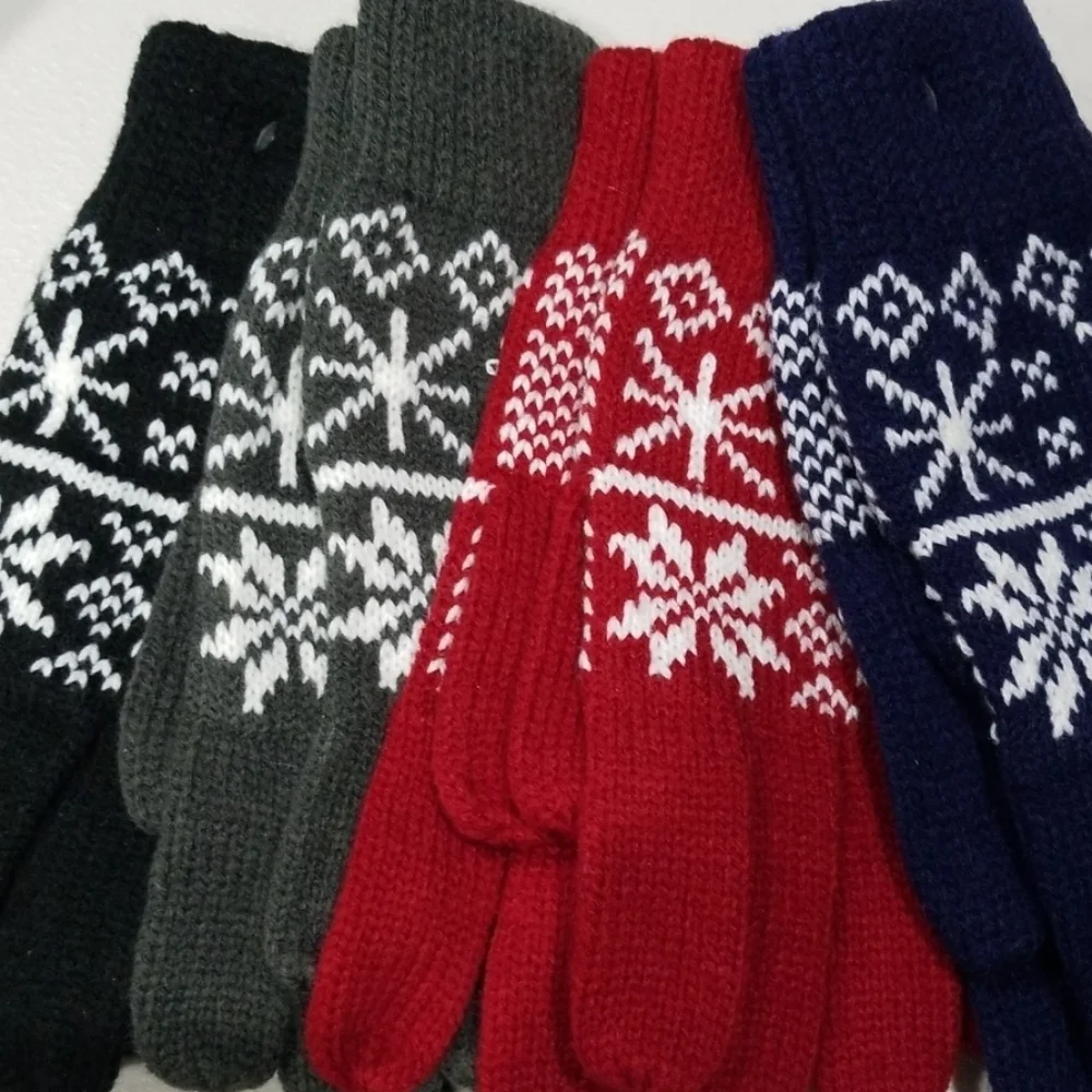 More colors Winter Knit Mittens